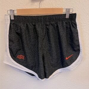 Nike Women's OSU Dri-fit Tempo Shorts Black/Orange/White Size Large